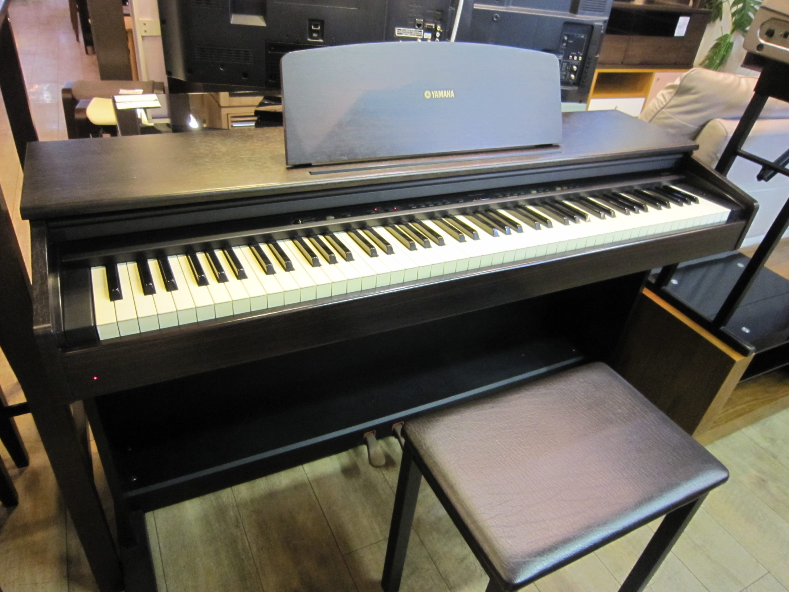 YAMAHA ヤマハ 1999年製 電子ピアノ YDP-101 88鍵盤 イス付き 買取