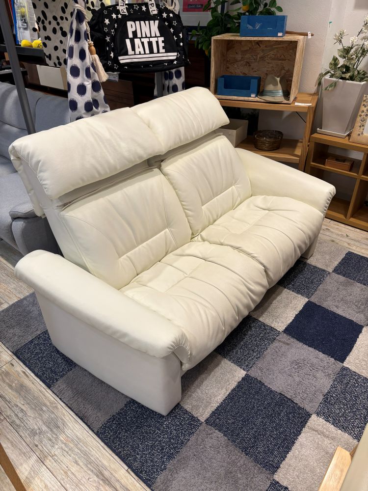 中古品】 リクライニング2シーターソファ マルイチセーリング