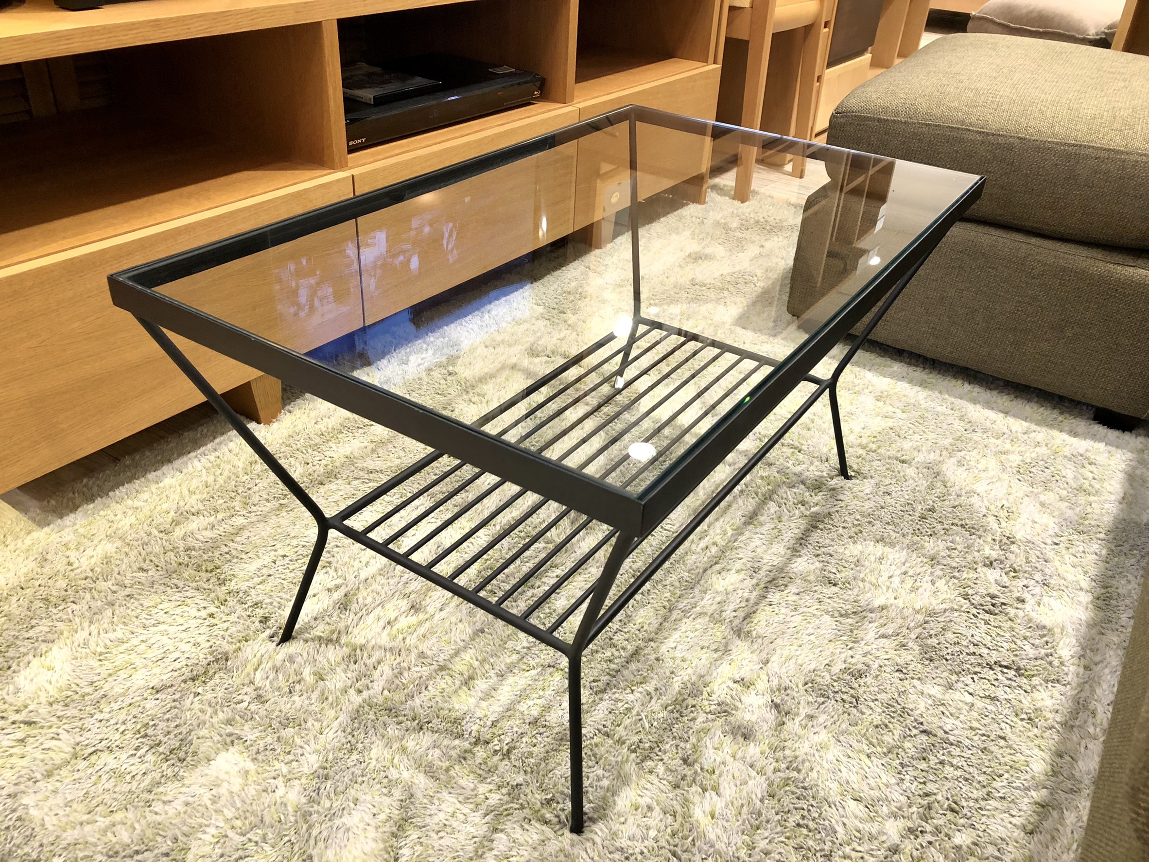 札幌 引き取り ☆ Unico/ウニコ EDDY low table W930 エディ ロー