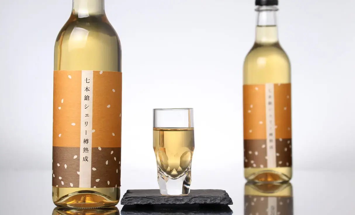 七本鎗 純米 シェリー樽熟成 360ml | 七本鎗（冨田酒造） | 酒専門店鍵や