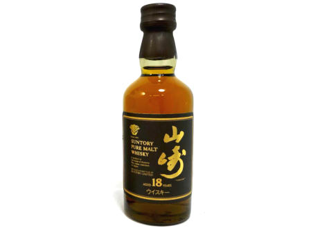 山崎18年 ピュアモルト ミニチュアボトル 50ml サントリー - お