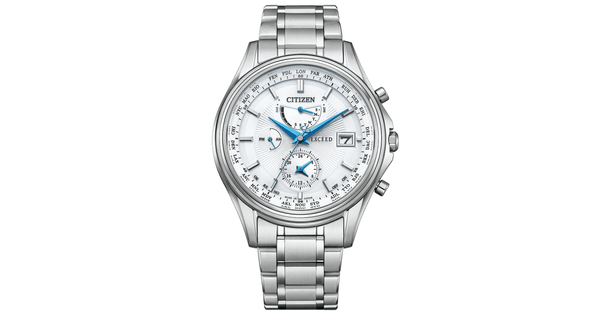 Citizen Exceed Eco-Drive Radio 45th Anniversary Pair Model AT9130