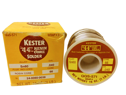 KESTER 44】 60/40 太さ1mm Vintage 1mから切売り 【生産終了品】 [桜