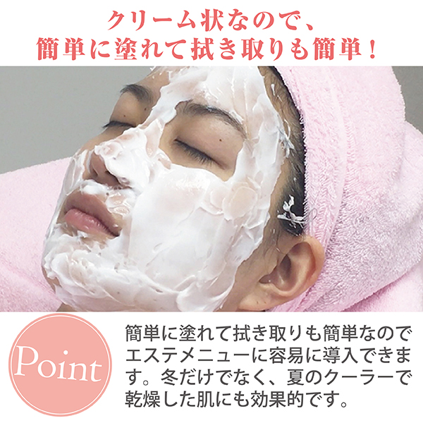 LLE(業務用)クリームパック(クリスタル)300g / プロ専用エステ・理美容