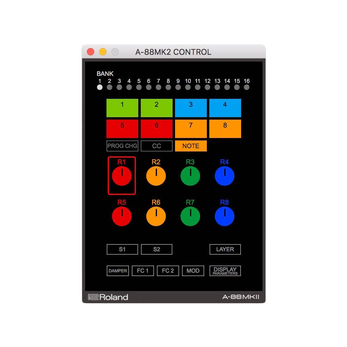 Buy sasku Roland A-88mkII MIDI Keyboard Controller | Sam Ash Music