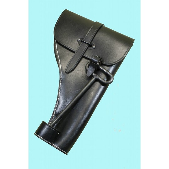 ドイツ軍・信号拳銃用ホルスター/黒革/レプリカ 商品詳細｜サムズ