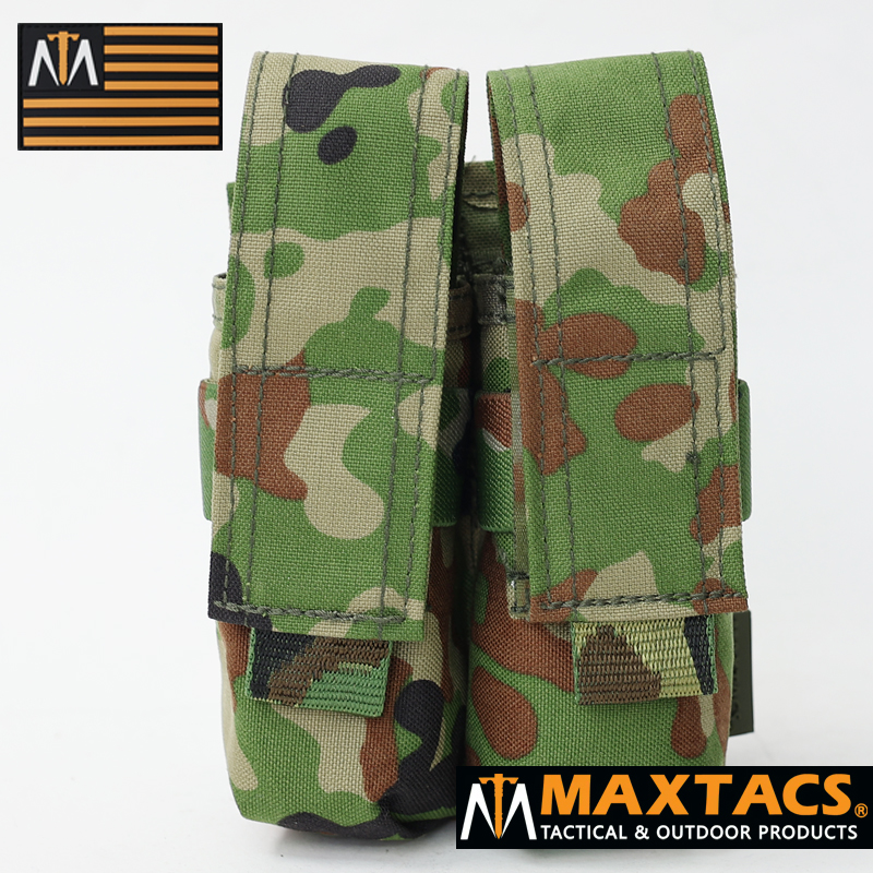 S＆Graf / 【3965】MAXTACS JF. ピストル用ダブルマガジンポーチ [陸自