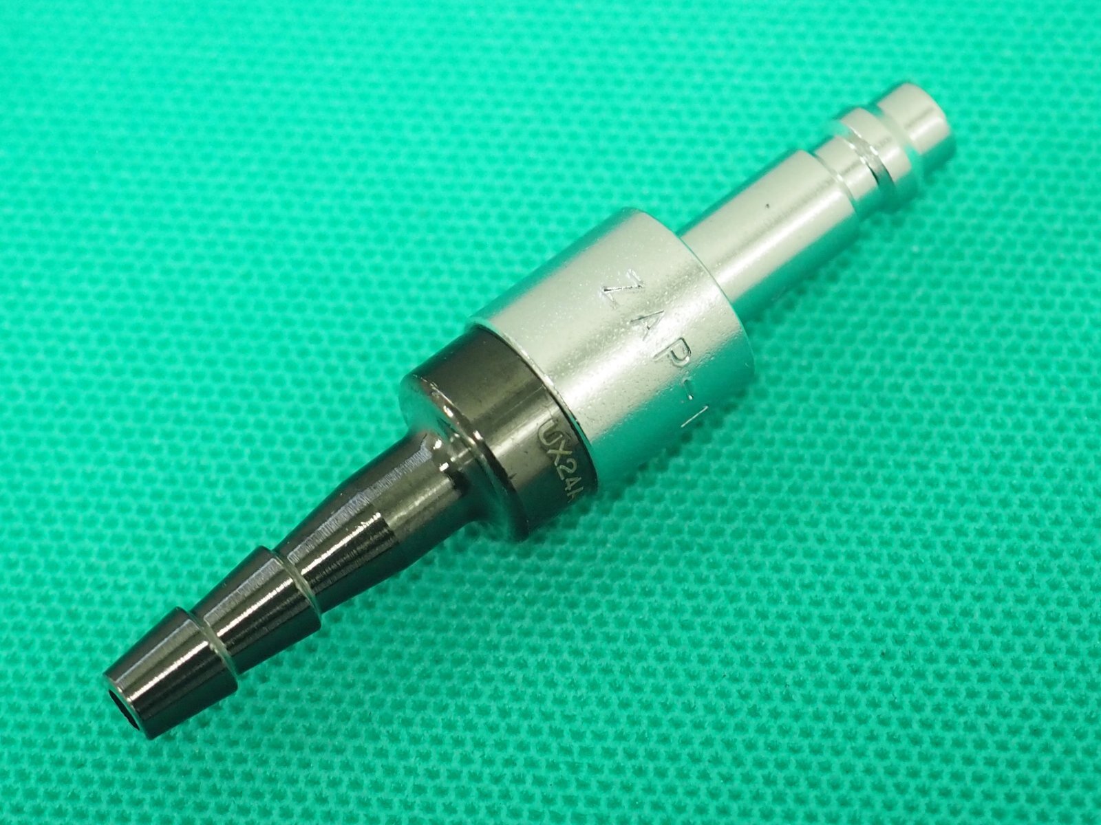 アポロコック 酸素用ホース中間用プラグ ZAP-1（逆止弁付き） 小池酸素