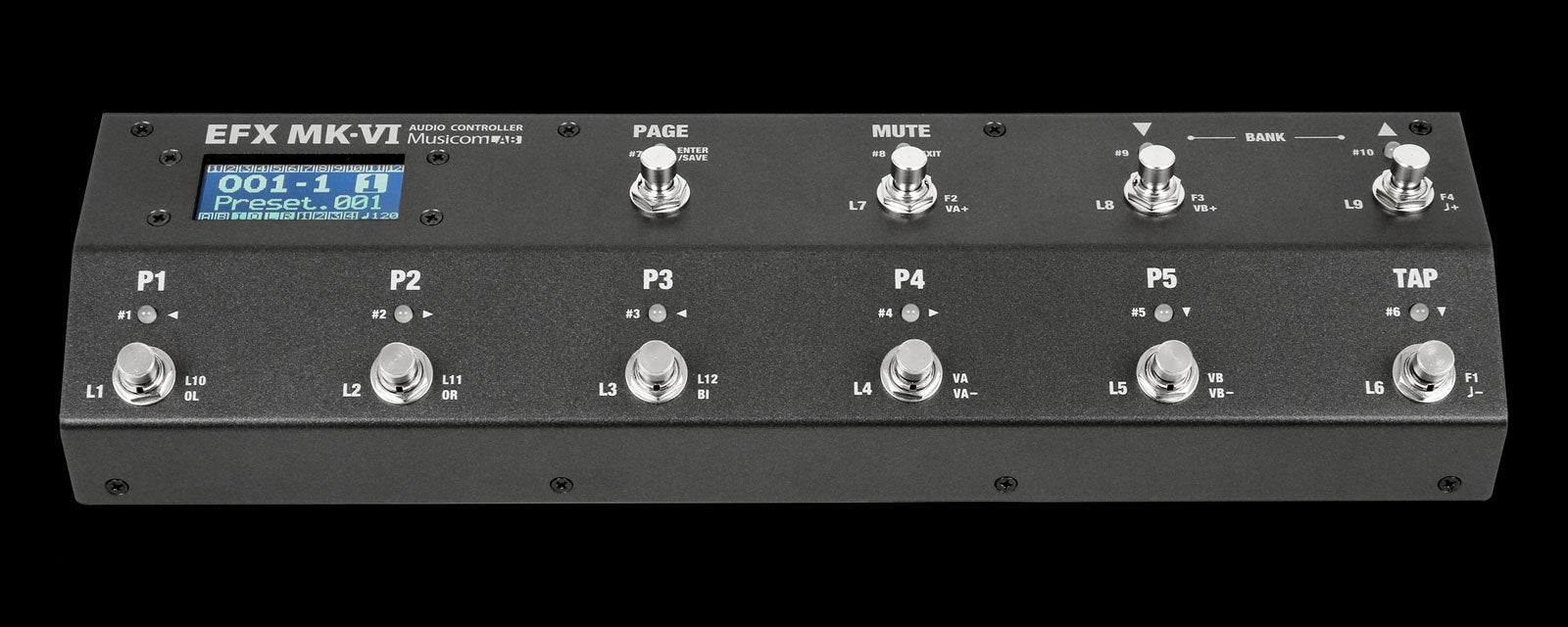 MusicomLAB EFX MK-VI Audio Controller / Switcher – Santa Cruz Music