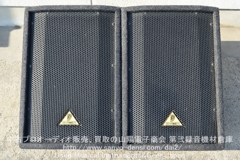 BEHRINGER F1220 フロアモニタースピーカー 2本セット｜中古 山陽電子
