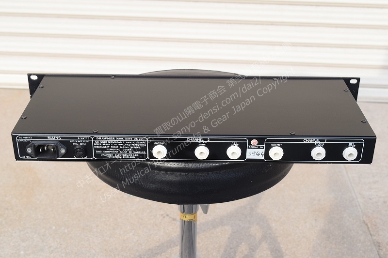 中古音響機材 DRAWMER DS201 エフェクター デュアルノイズゲート 入荷！