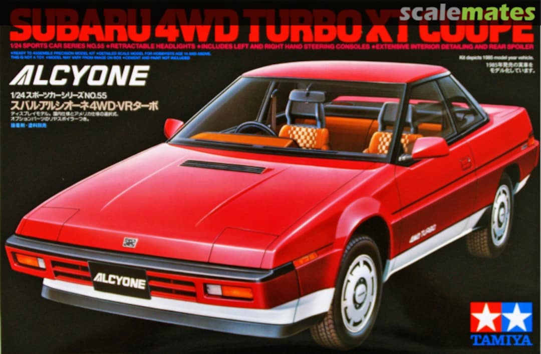 Subaru 4WD Turbo XT Coupe Alcyone, Tamiya 24055 (1985)