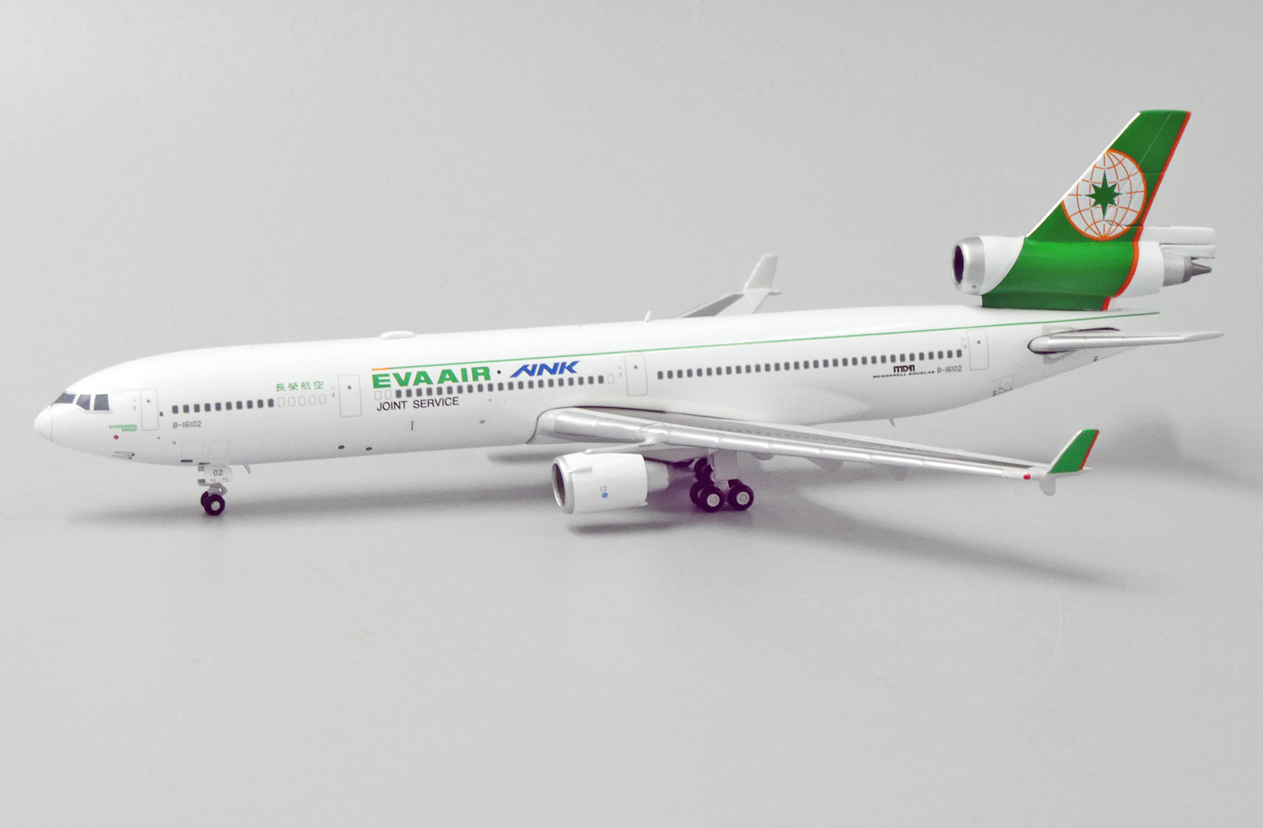 ScaleModelStore.com :: JC Wings 1:400 - XX4191 - EVA Air McDonnell