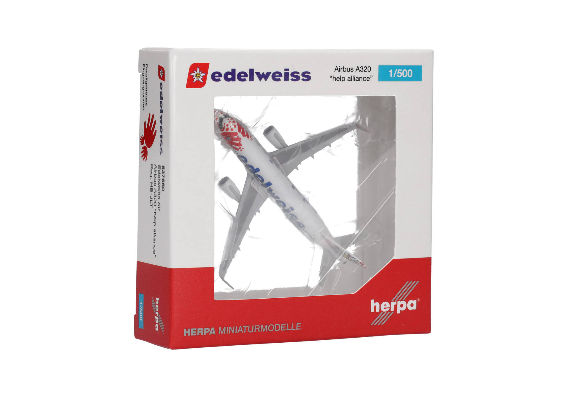 ScaleModelStore.com :: Herpa Wings 1:500 - 537650 - Edelweiss Air