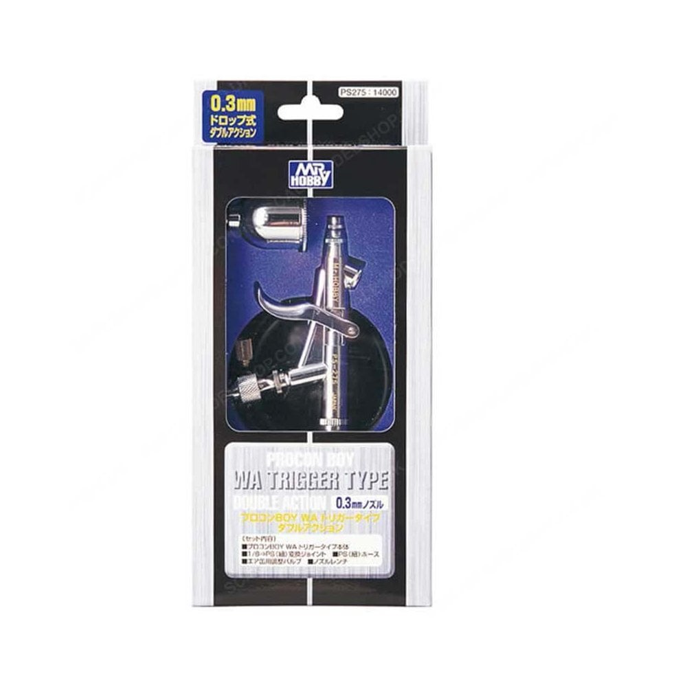 Mr Hobby PS275 0.3mm Mr Procon Boy WA Trigger Airbrush