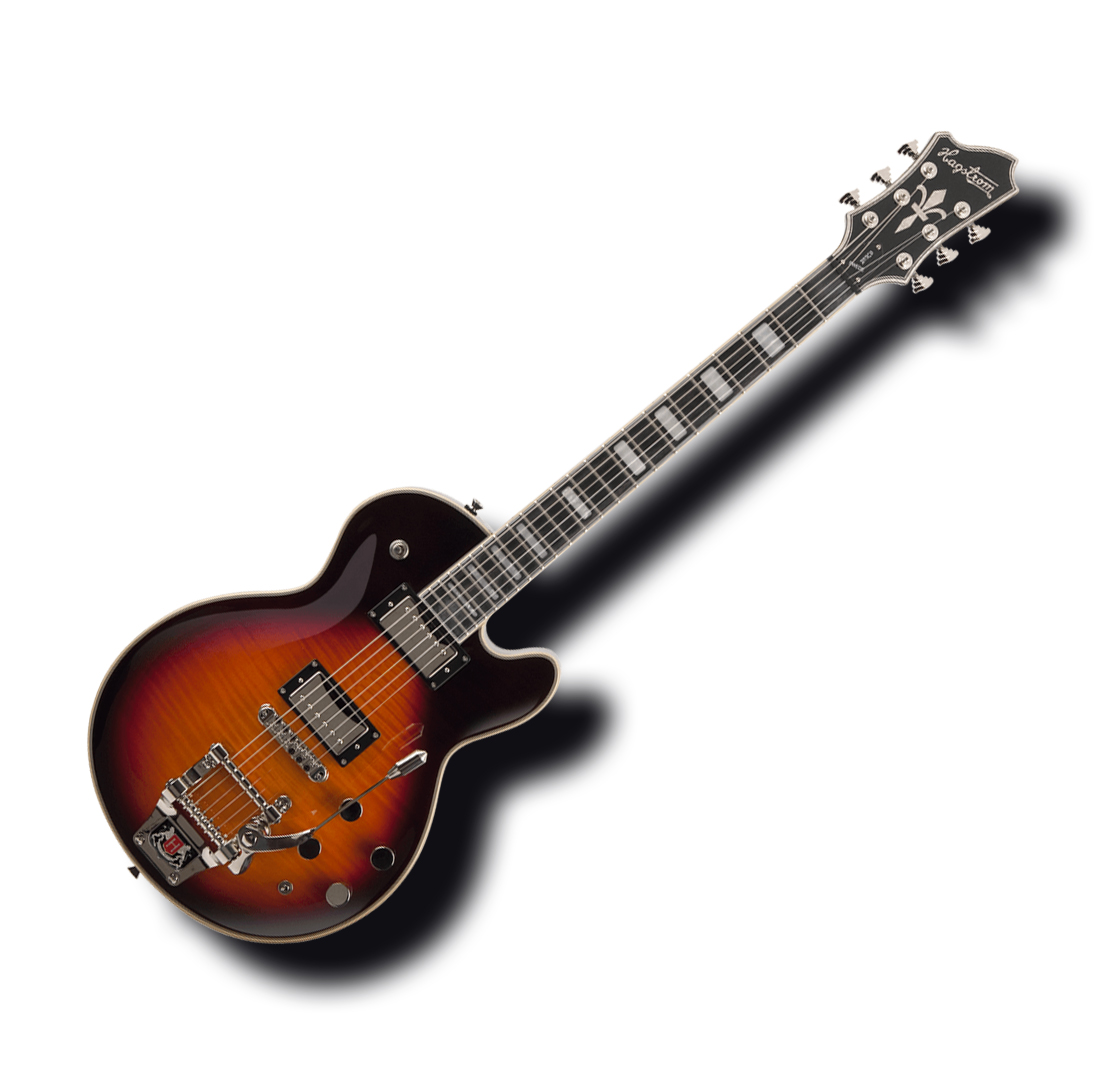 Hagstrom Super Swede Tremar Electric Guitar - Vintage Sunburst w