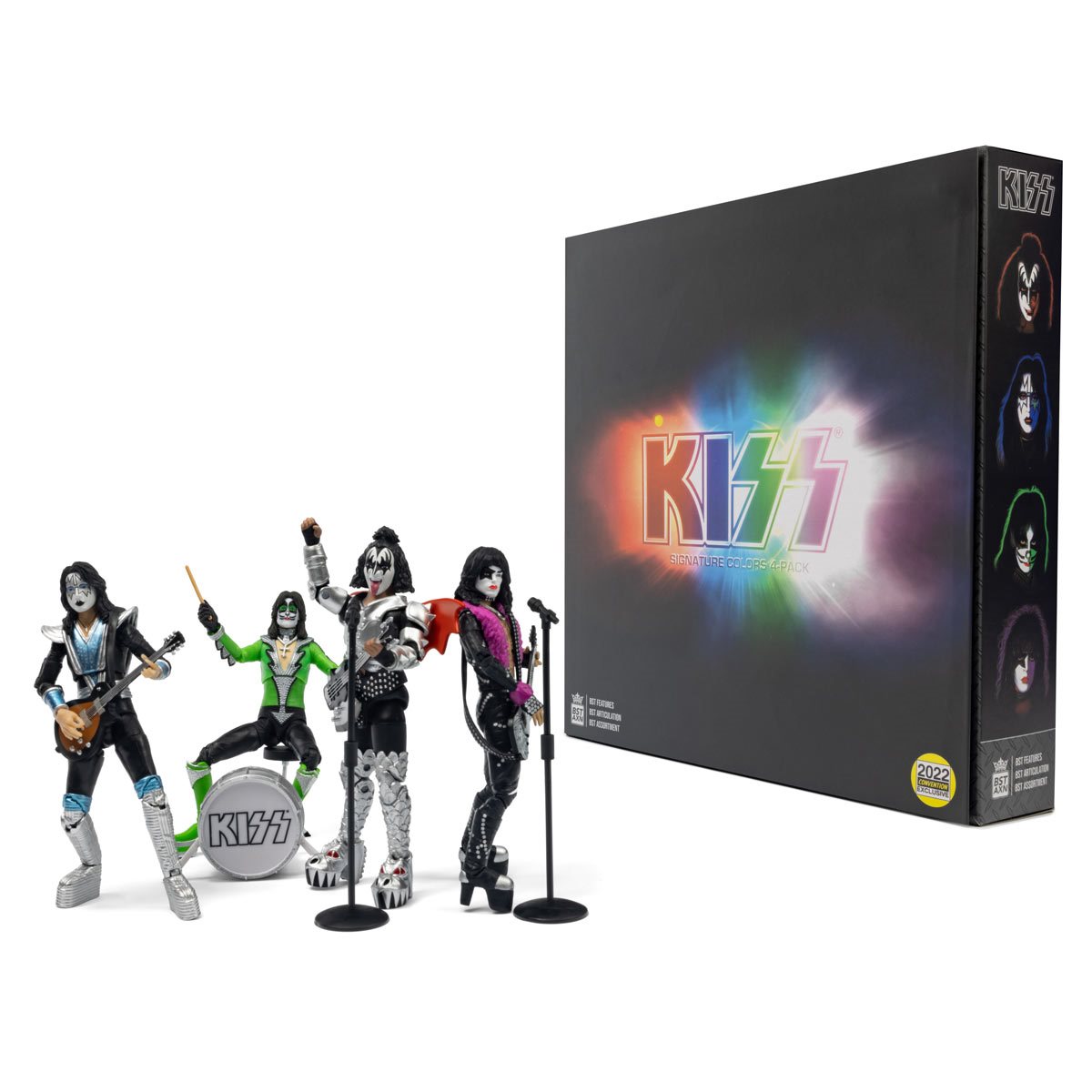 KISS Vegas Outfits BST AXN 5-Inch Action Figure 4-Pack - Screamers
