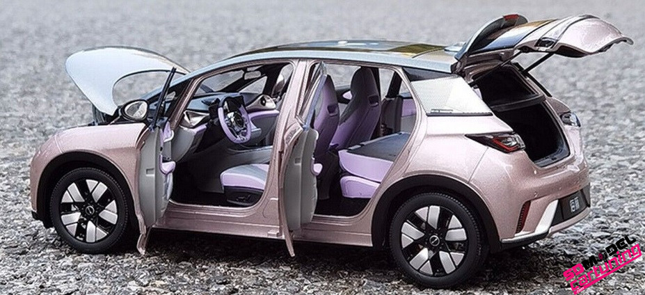 1:18 BYD Dolphin - Pink - SDmodelcartuning.com