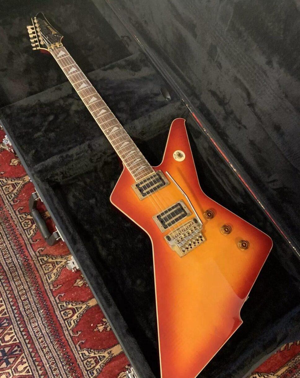 SDRANG - 1984 Ibanez Destroyer II cherry sunburst Dt-450 Japan Vintag