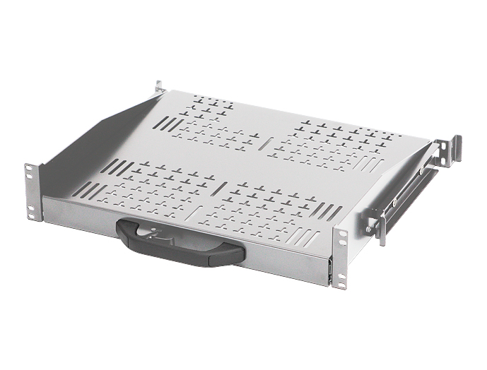 ストッパー付スライド棚 RASSH シリーズ RASSH-500WG｜19インチラック