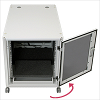 小型防音ラック（静音ラック） FSP シリーズ FSP-11U60A0N7｜19インチ