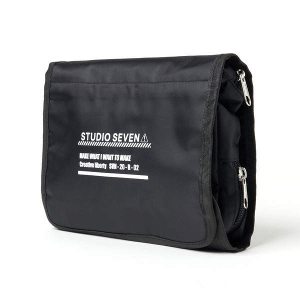 Caution Logo Hanging Portable Pouch | STUDIO SEVEN (スタジオ セブン)
