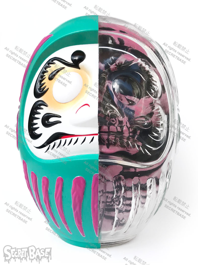 DARUMA SKULL X-RAY FULL COLOR GREEN - SECRET BASE ONLINE STORE
