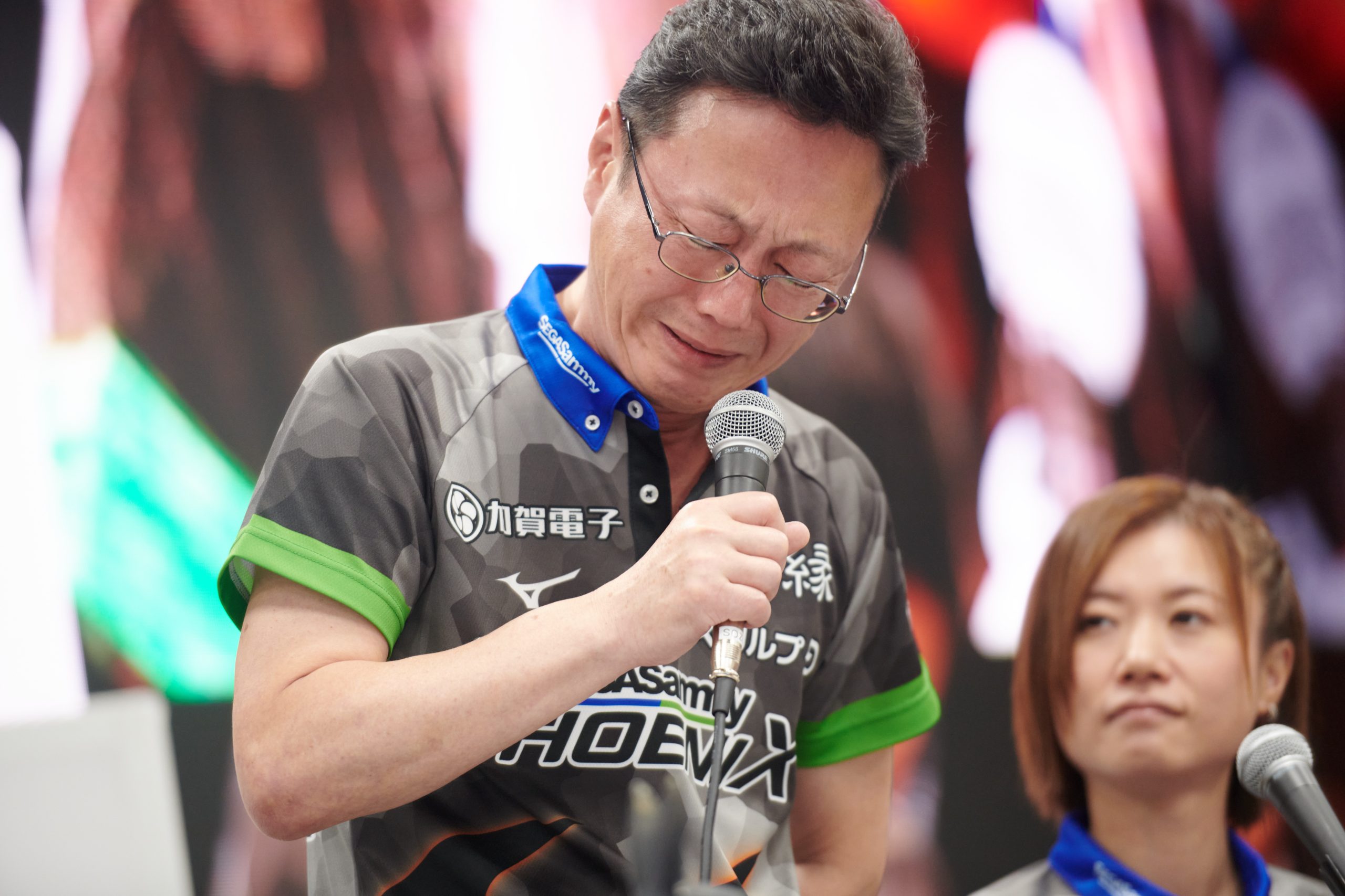 近藤選手勇退挨拶に会場が涙～セガサミーフェニックス