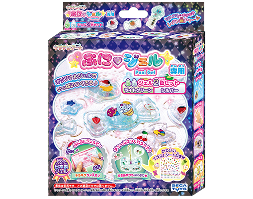 ぷにジェル 別売りジェル2色セット ライトグリーン/シルバー｜セガ