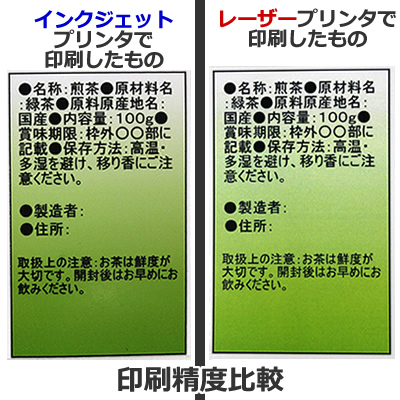 レーザー専用光沢シール(40面×20シート)A4: お手軽プリント商品｜包装