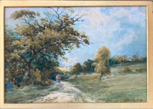 Digby Page イギリス 水彩画 Quiet country side Digby Page イギリス
