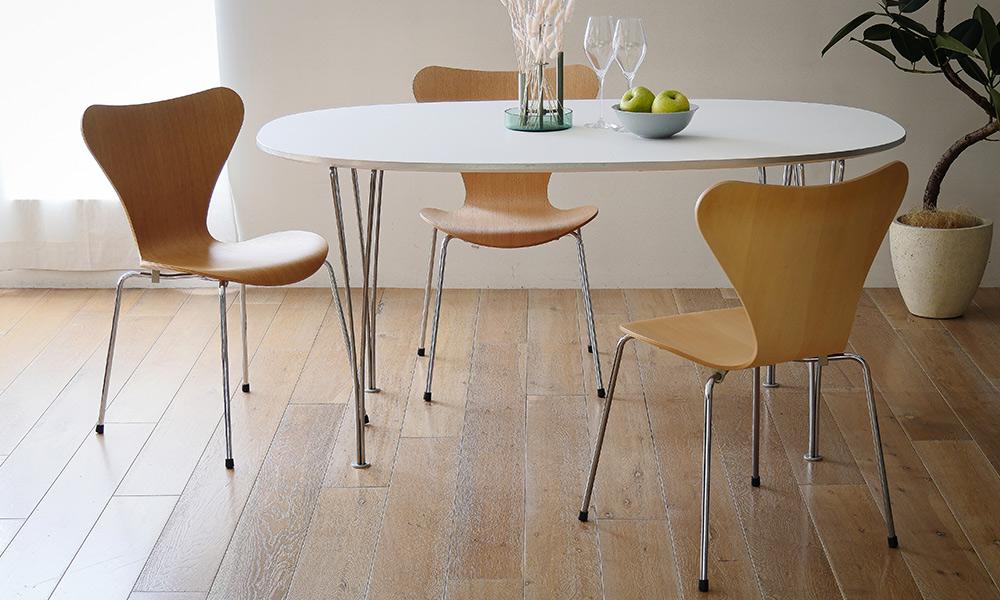 スーパー楕円テーブル B612 W150×D100cm / グレーFRITZ HANSEN