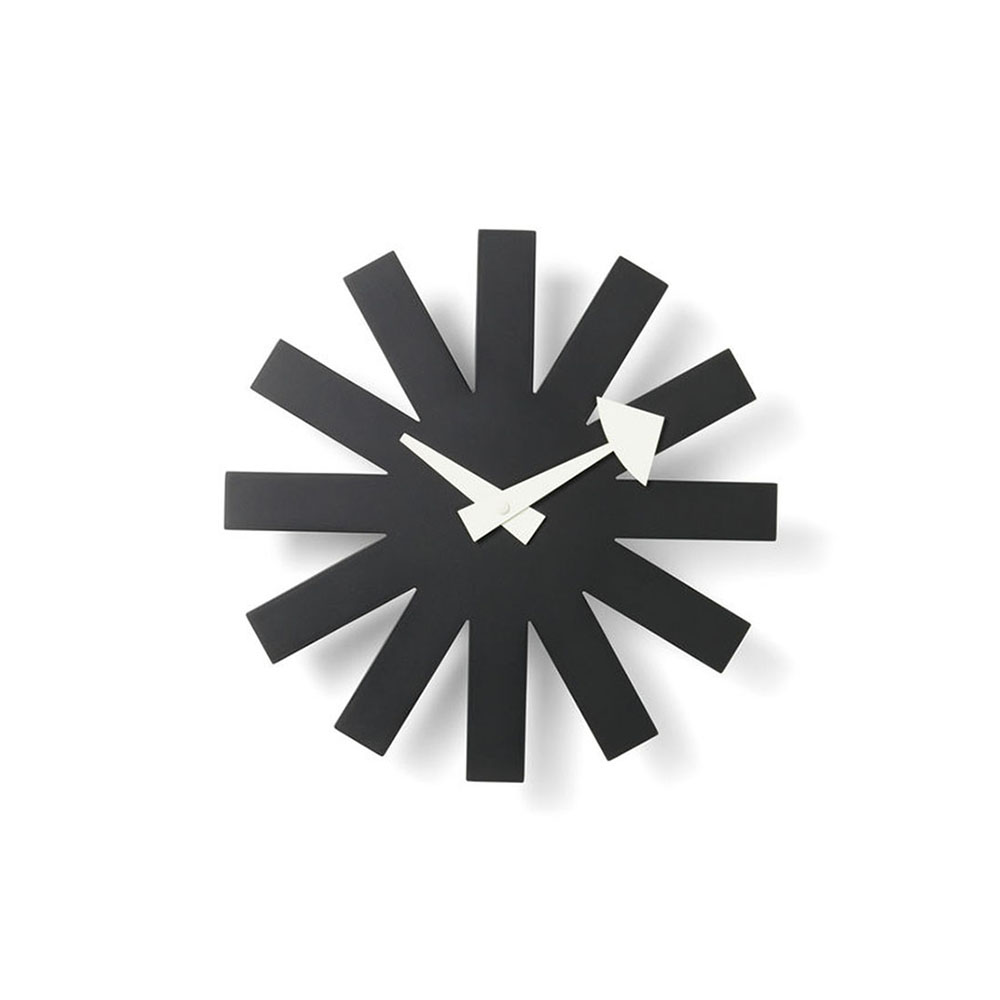アスタリスククロック φ25cm / ブラックVitra（ヴィトラ） | 公式通販