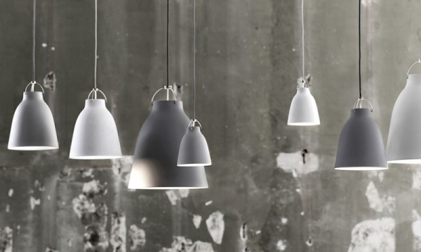 カラヴァッジオ マット ペンダントライト P2 / グレー45FRITZ HANSEN