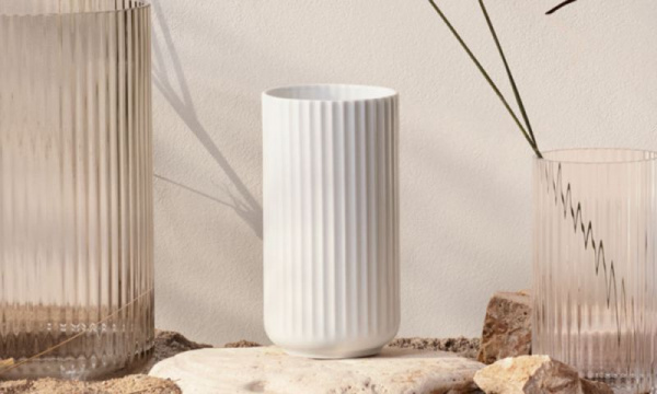 リュンビューベース H250mm / ホワイトLyngby Porcelaen（リュンビュー