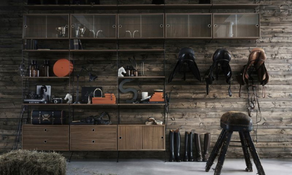 シェルフ 78×30cm 3枚入 / ウォルナットString Furniture（ストリング