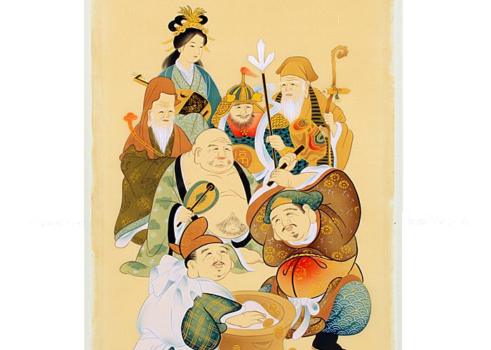 七福神巡り 納経軸 ＜七福神集印巡り＞ - 創業130年｜表装・表具