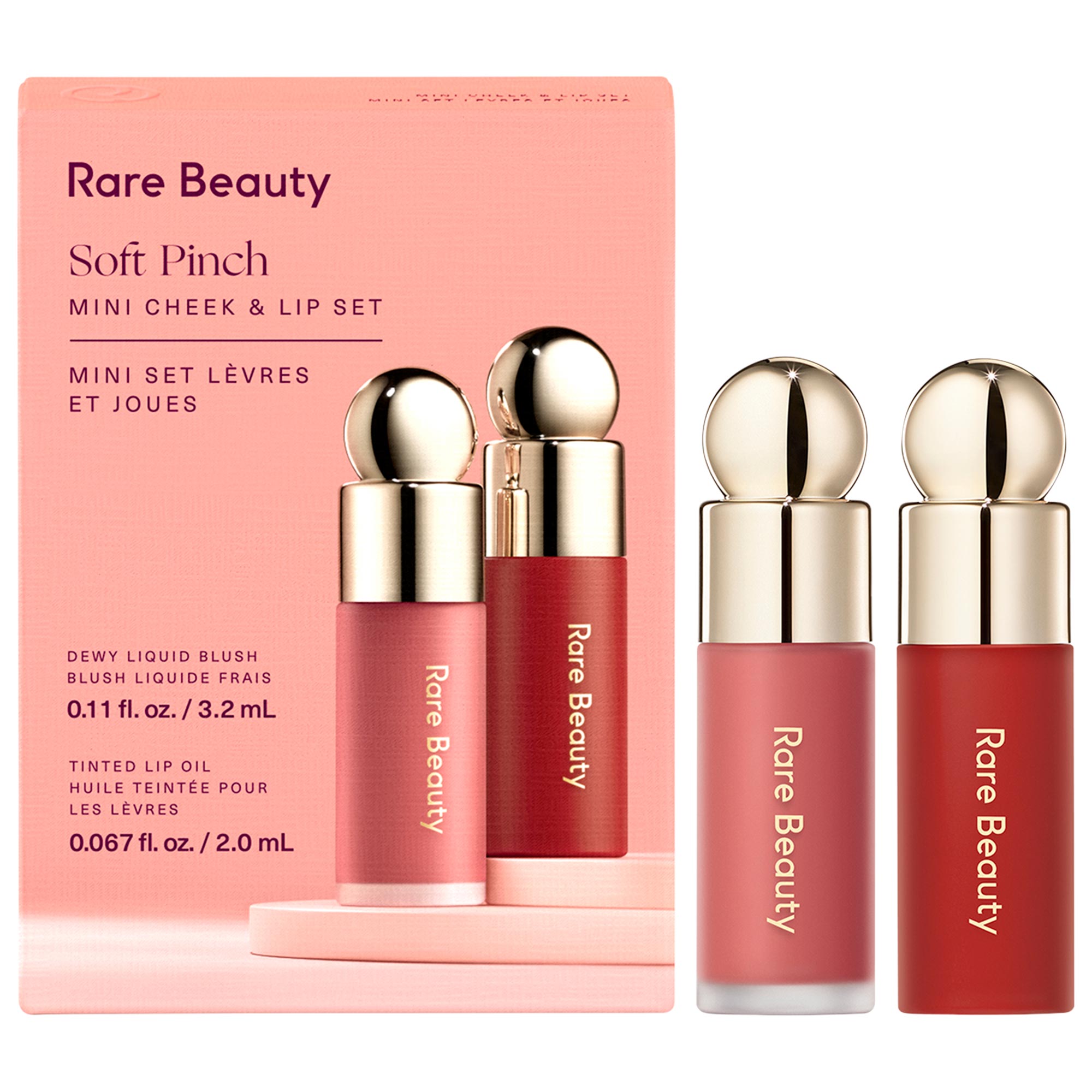 Mini Soft Pinch Liquid Blush and Lip Oil Set - Rare Beauty by