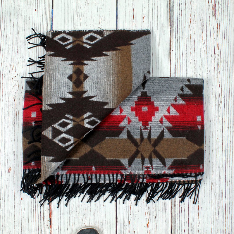 True Grit Apache Fringe Blanket