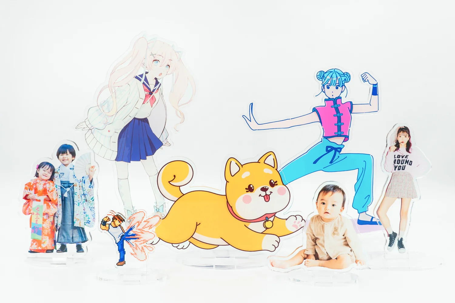 アクリルスタンド｜オリジナルグッズ作成はしまうまプラス