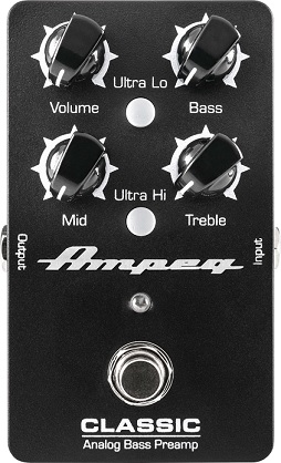 数多くのベーシスト御用達のAmpegより低価格なプリアンプ『Classic