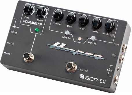エフェクター/ベース用プリアンプ】AMPEG新製品！SCR-DI入荷！｜島村