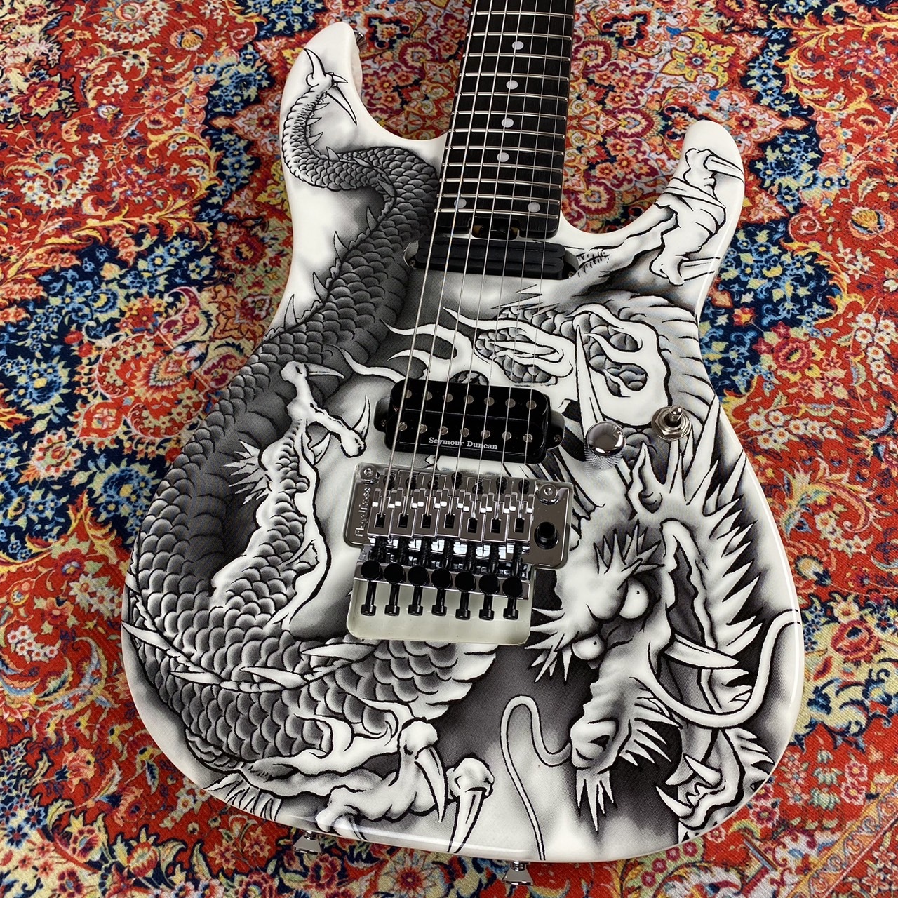 SCHECTER PA-ZK-T7 WHT/Original Dragon Graphic 【小林信一モデル