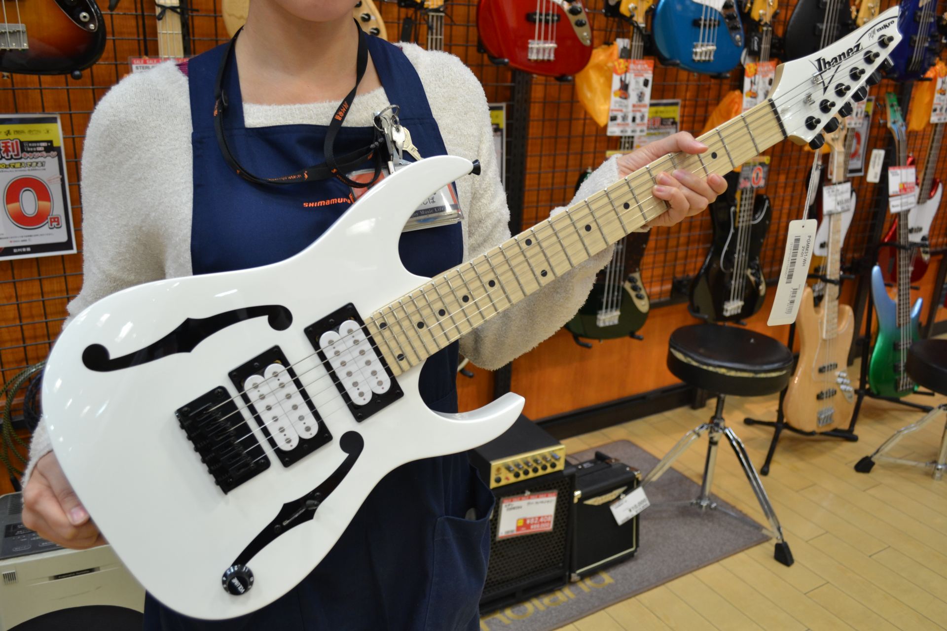 ギター入荷情報】Ibanez(アイバニーズ)ポールギルバートモデル、PGMM31