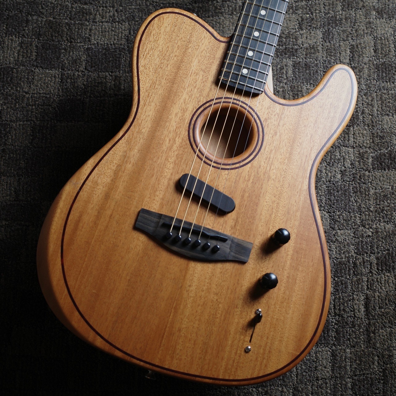 再入荷】Fender American Acoustasonic Telecaster All-Mahogany Ebony