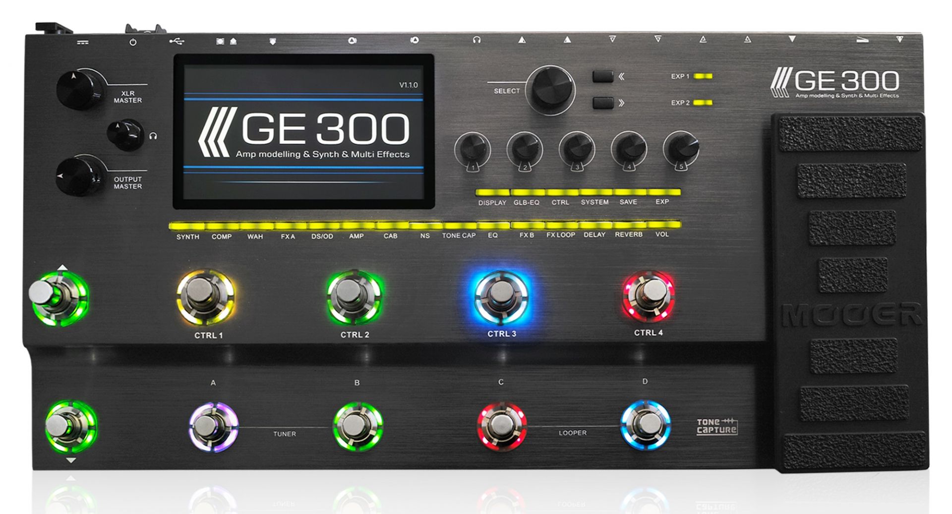 新製品】MOOERの現行最上位マルチエフェクター「GE300」が入荷