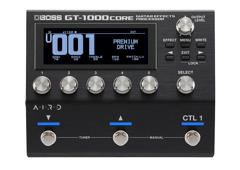 BOSS GT-1000CORE 最高峰のサウンド・クオリティと高い柔軟性を備えた