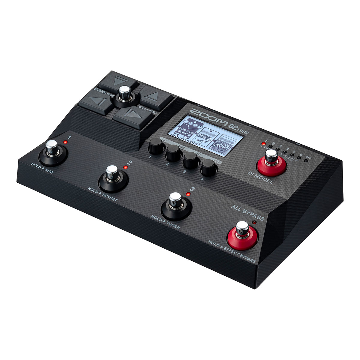 ZOOM】 B2 FOUR アンプシミュレーター マルチエフェクターが入荷