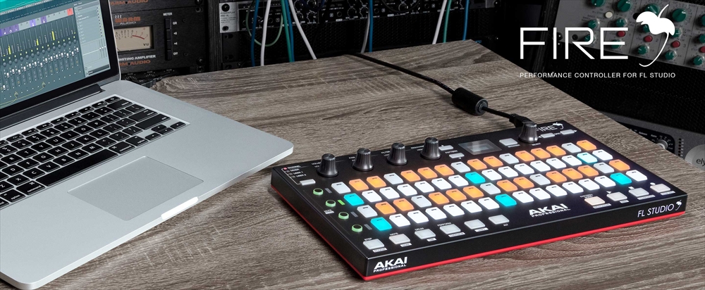 AKAI Professionalより世界初のFL STUDIO専用MIDIコントローラー『Fire