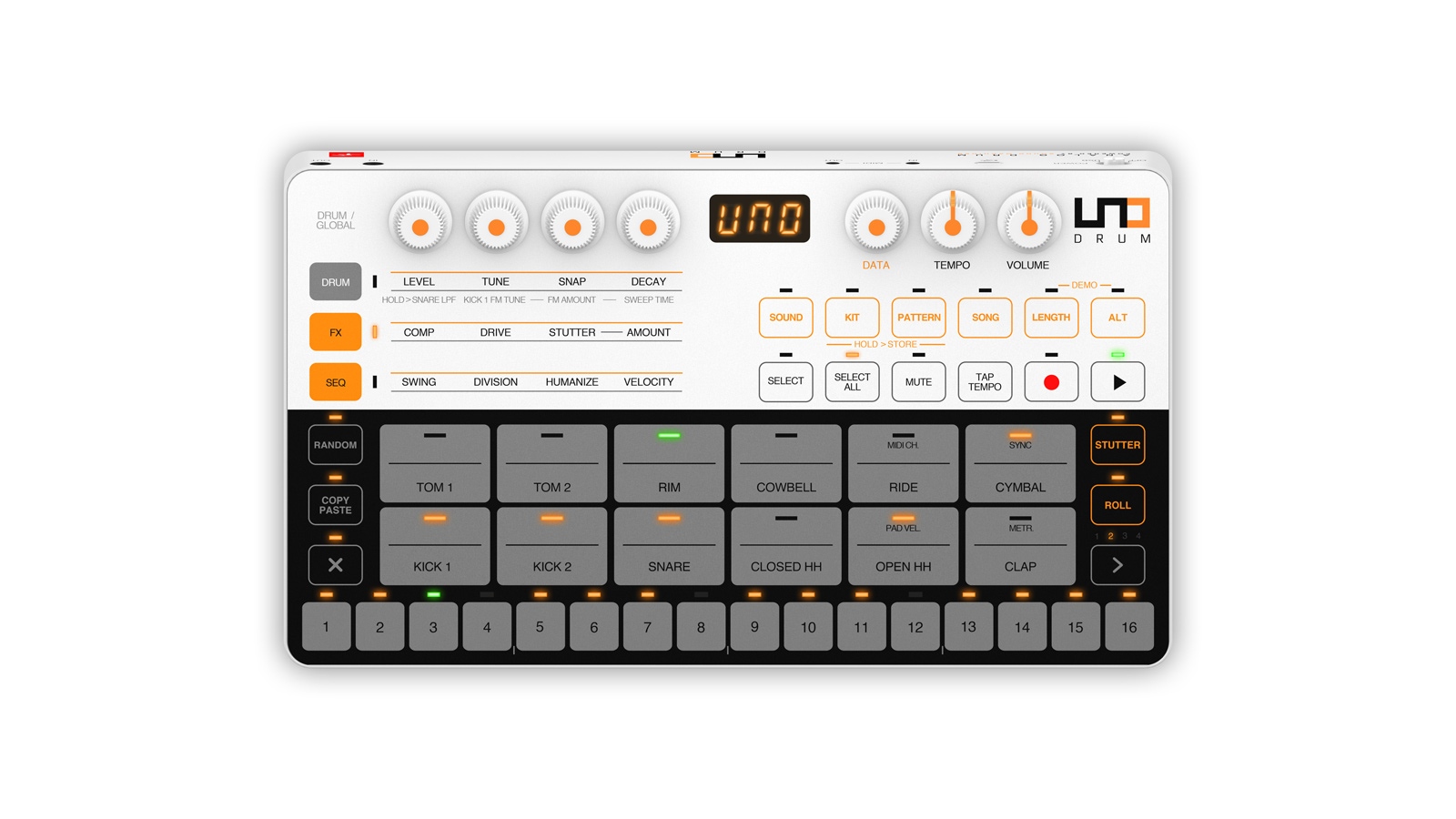 IK Multimediaの新たリズムマシンUNO Drumが遂に発売！当店に入荷しま